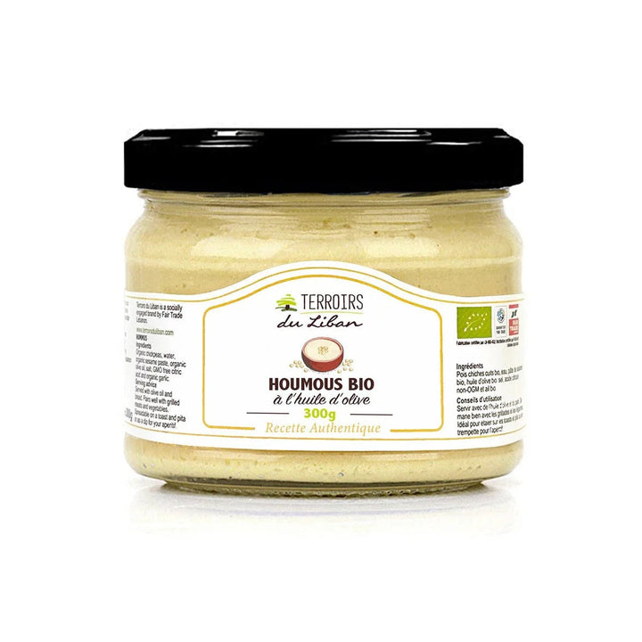 Terroir du Liban Sauce apéritive Houmous Bio à l'Huile d'Olive - pot 300gr
