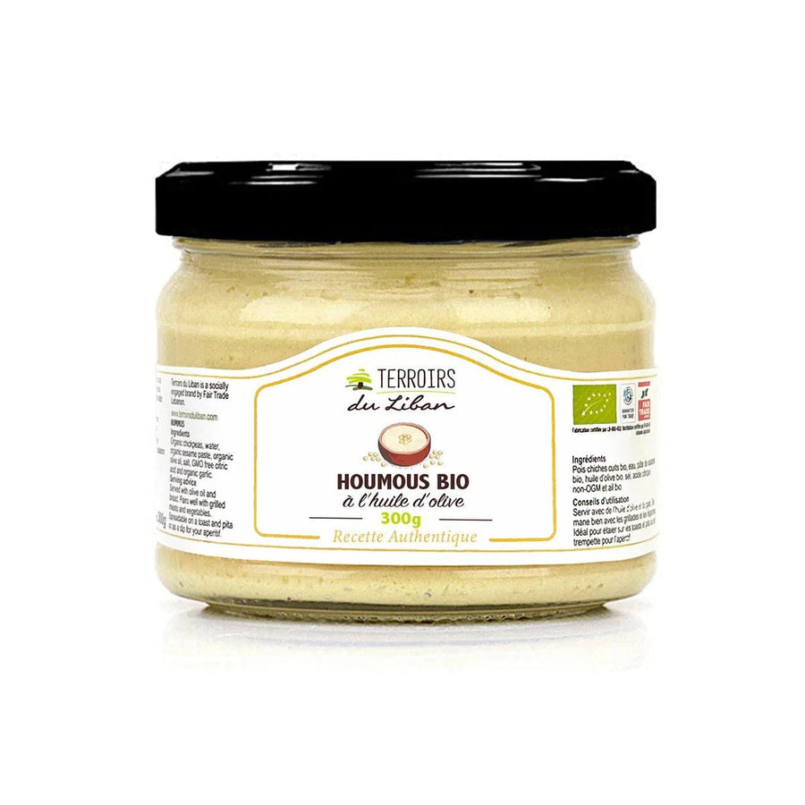Terroir du Liban Sauce apéritive Houmous Bio à l'Huile d'Olive - pot 300gr